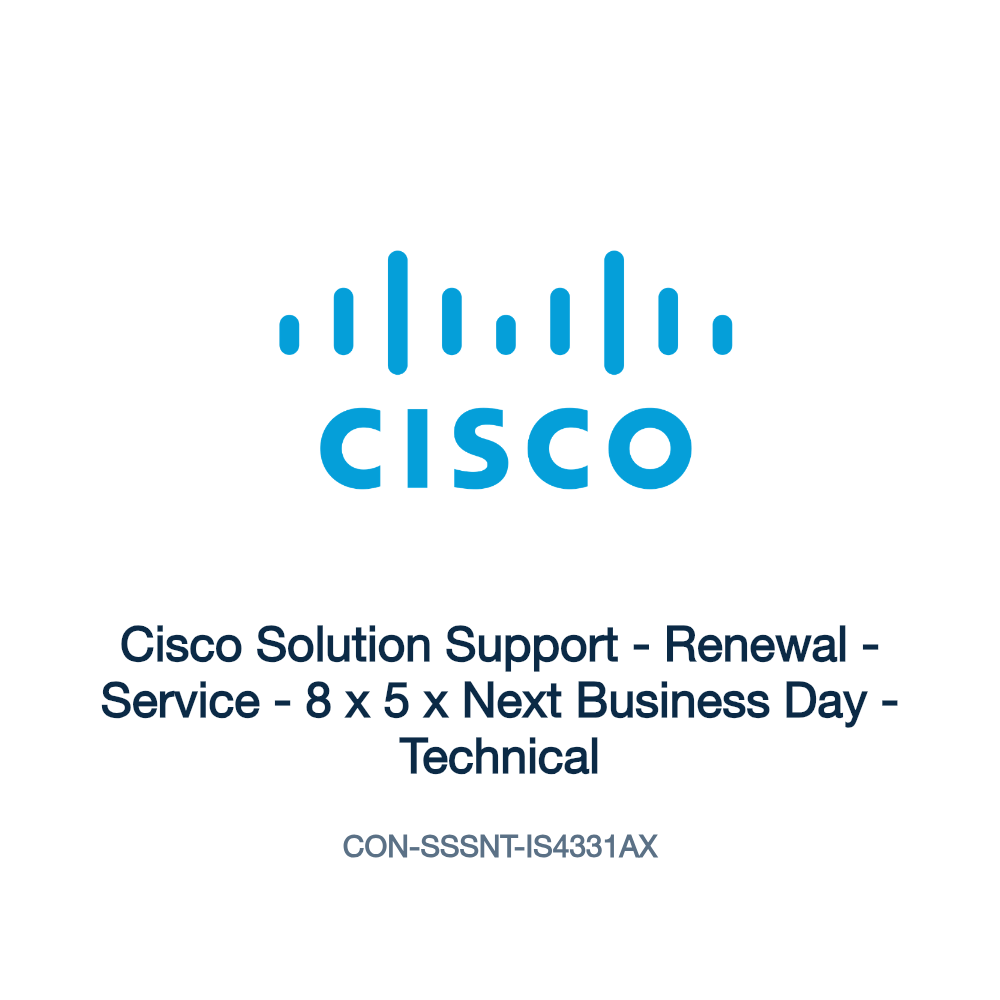 CON-SSSNT-IS4331AX: Cisco Solution Support