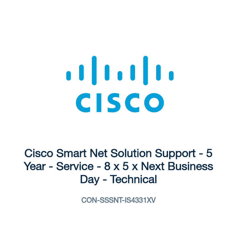 CON-SSSNT-IS4331XV: Cisco Smart Net Solution Support