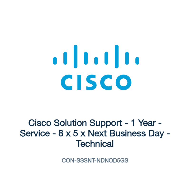 CON-SSSNT-NDNOD5GS: Cisco Solution Support