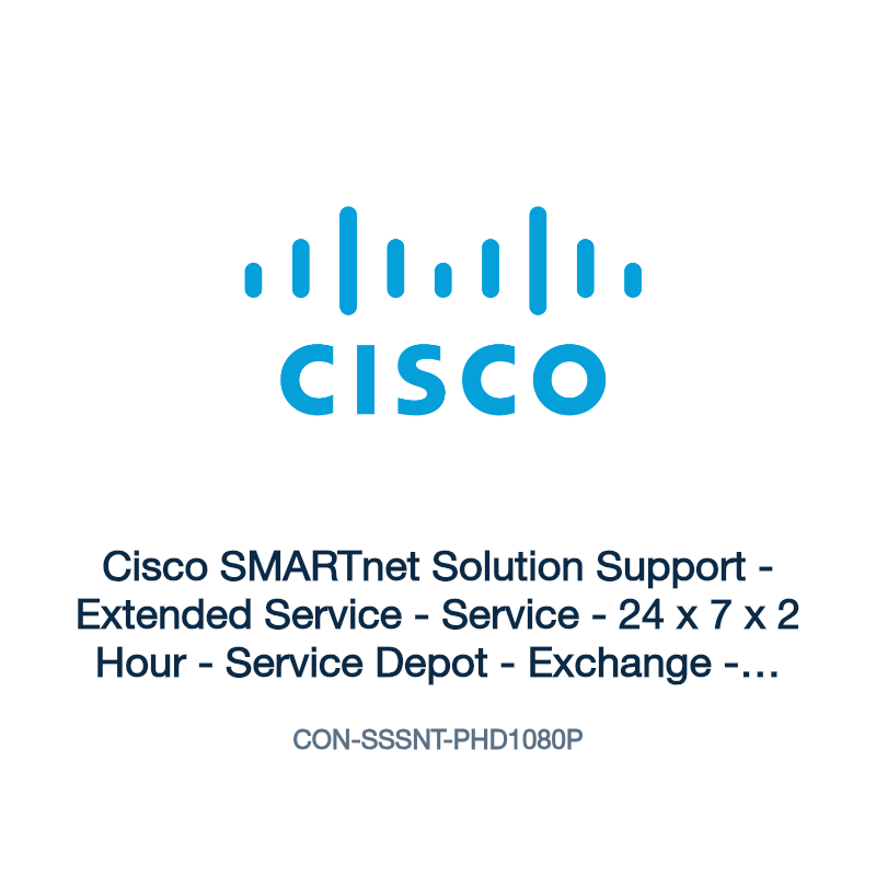 CON-SSSNT-PHD1080P: Cisco SMARTnet Solution Support