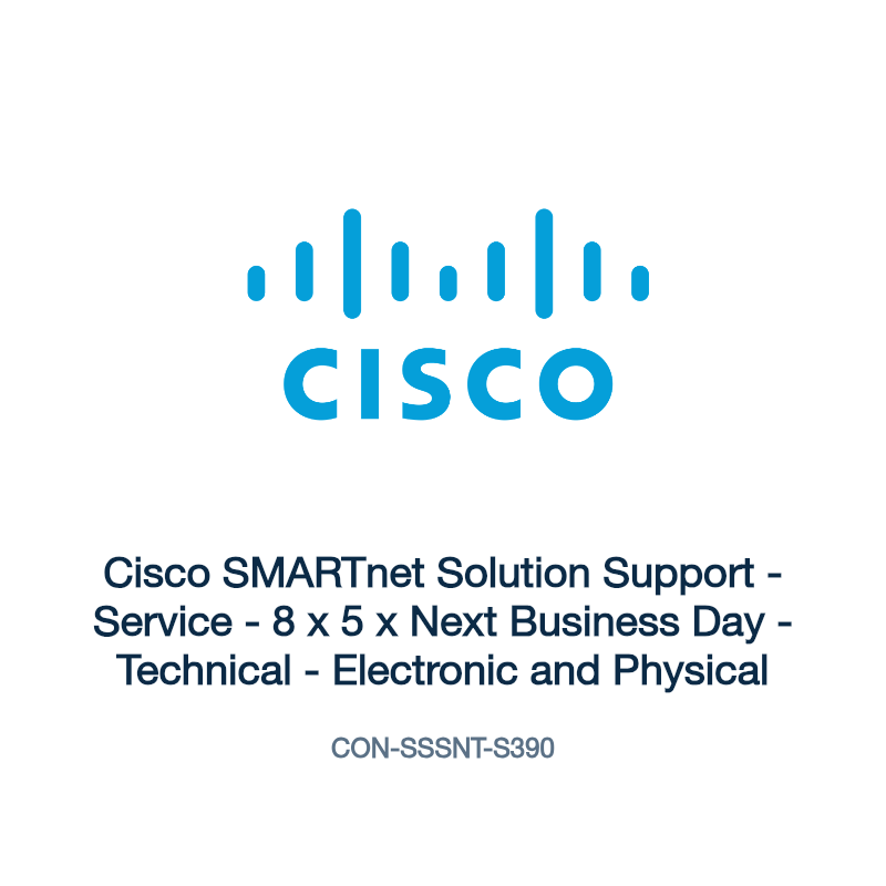 CON-SSSNT-S390: Cisco SMARTnet Solution Support