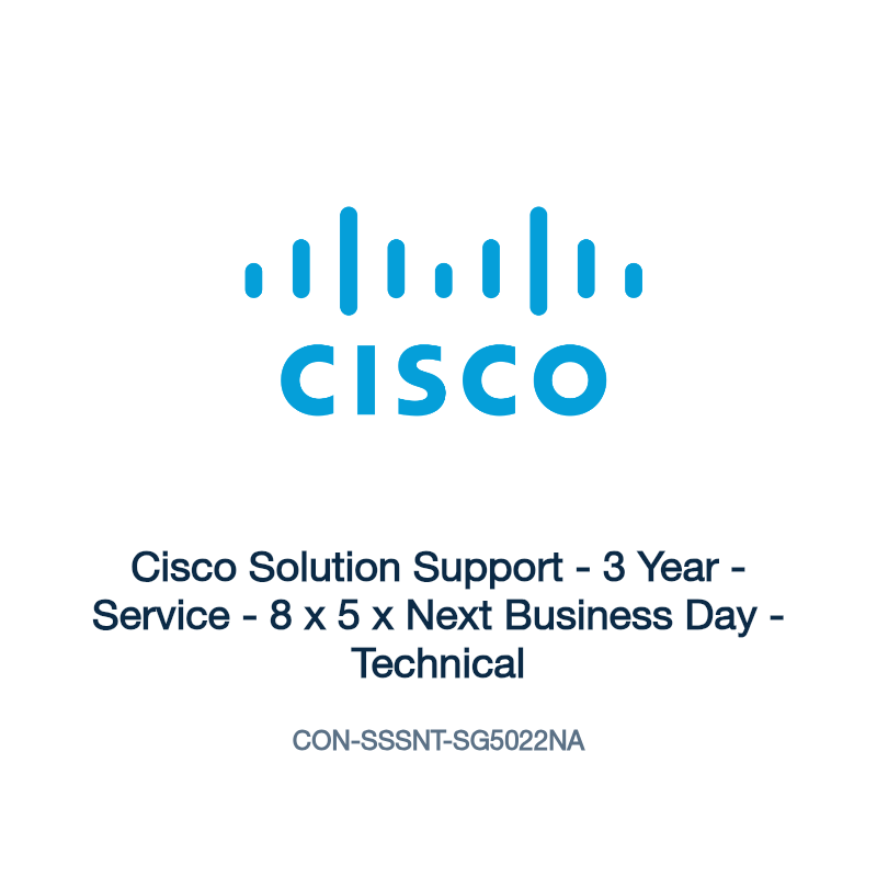CON-SSSNT-SG5022NA: Cisco Solution Support