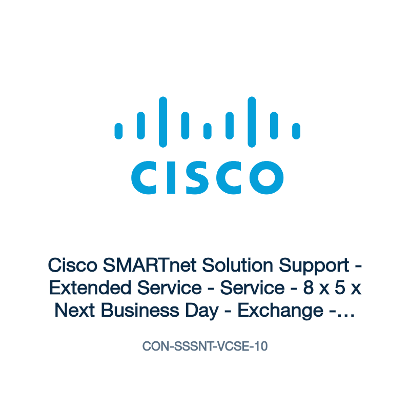 CON-SSSNT-VCSE-10: Cisco SMARTnet Solution Support