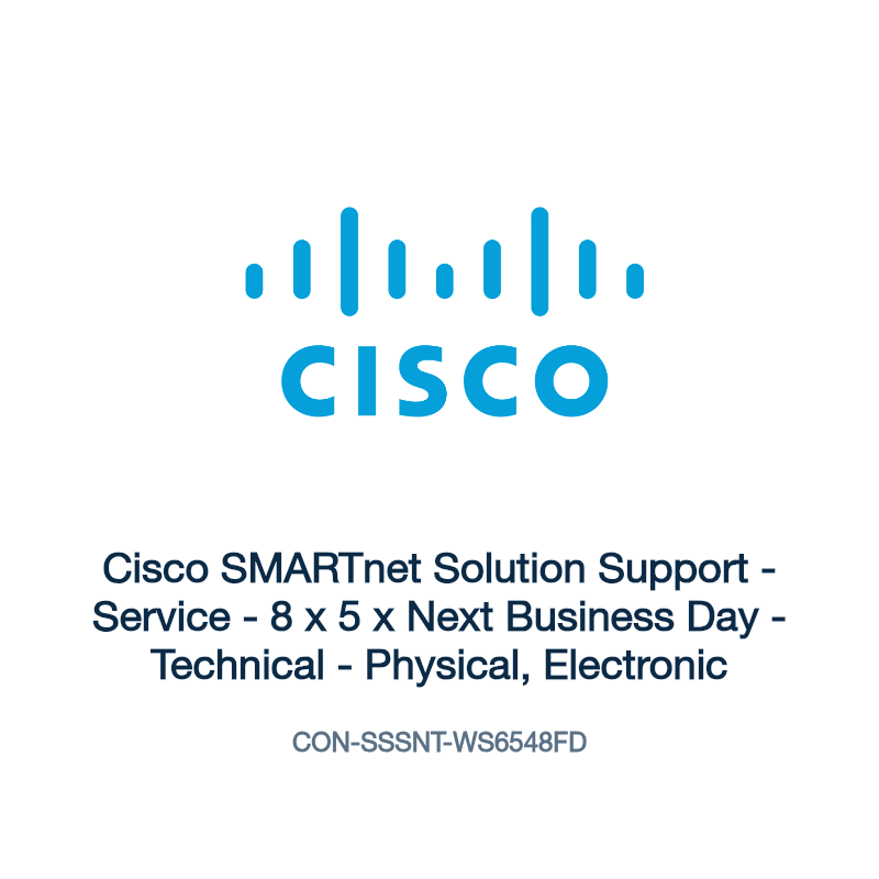 CON-SSSNT-WS6548FD: Cisco SMARTnet Solution Support