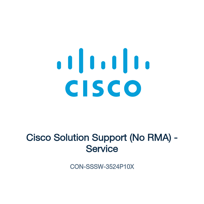 CON-SSSW-3524P10X: Cisco Solution Support (No RMA)