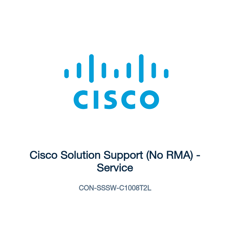 CON-SSSW-C1008T2L: Cisco Solution Support (No RMA)