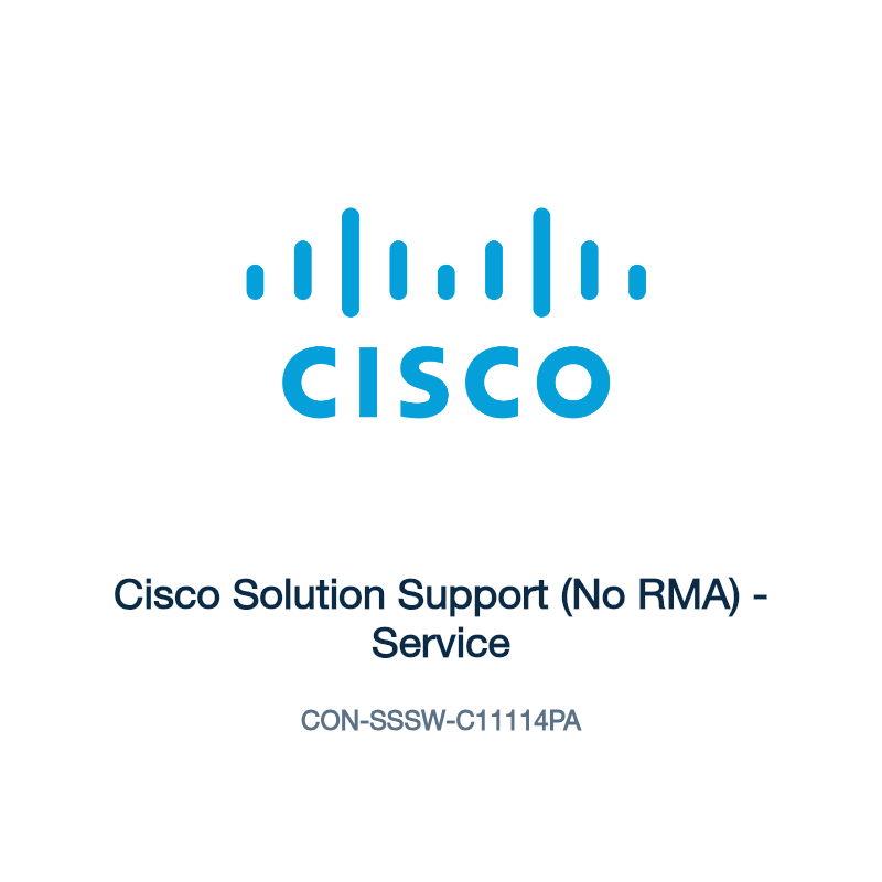 CON-SSSW-C11114PA: Cisco Solution Support (No RMA)