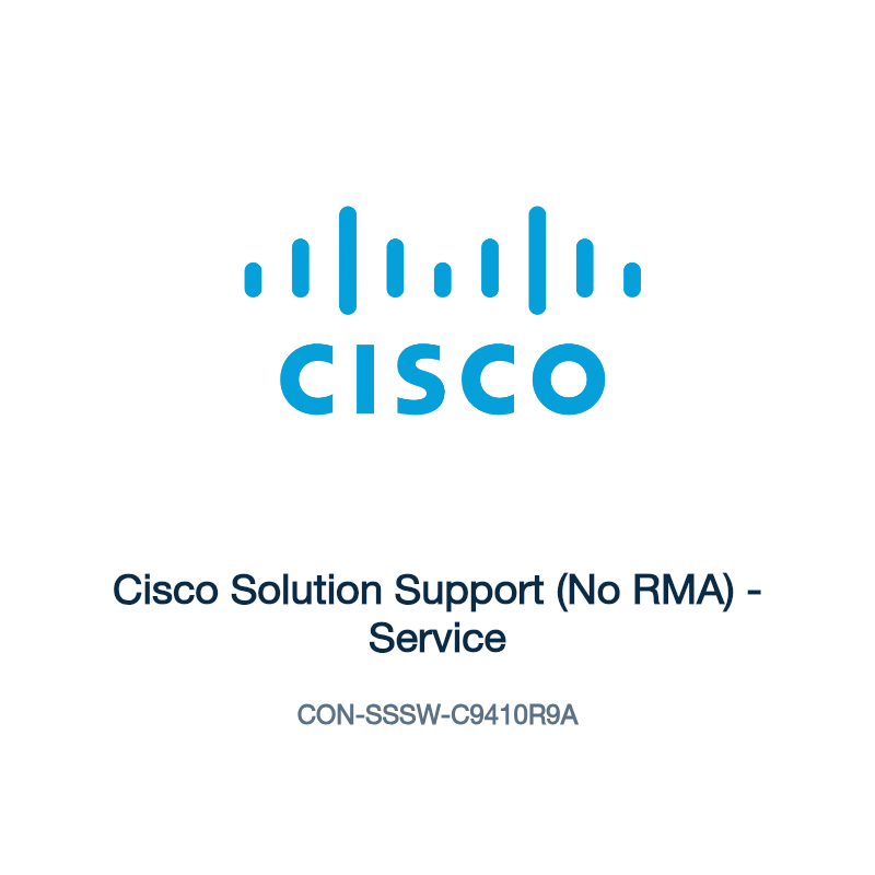 CON-SSSW-C9410R9A: Cisco Solution Support (No RMA)