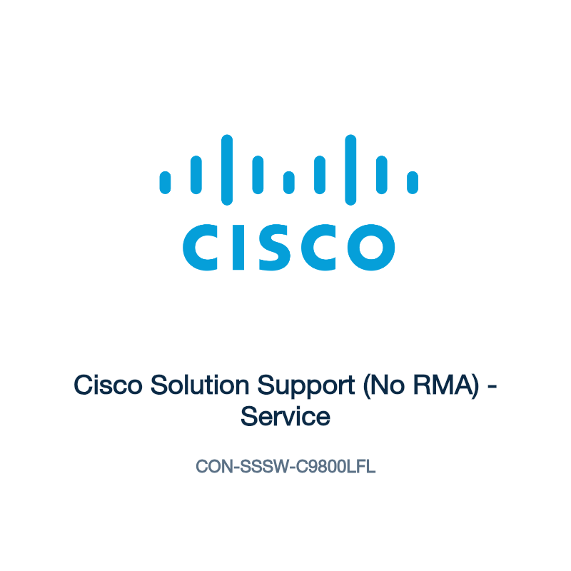 CON-SSSW-C9800LFL: Cisco Solution Support (No RMA)