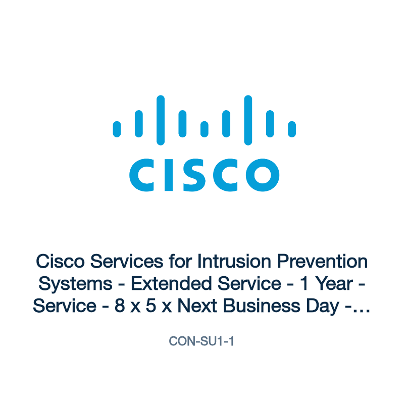 CON-SU1-1: Cisco Services for Intrusion Prevention Systems