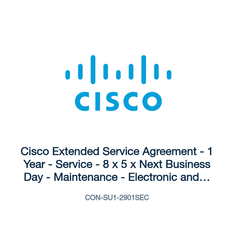CON-SU1-2901SEC: Cisco Extended Service Agreement