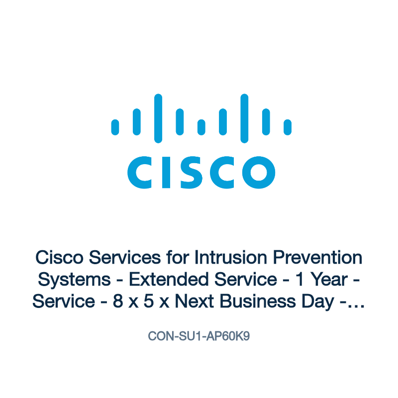 CON-SU1-AP60K9: Cisco Services for Intrusion Prevention Systems
