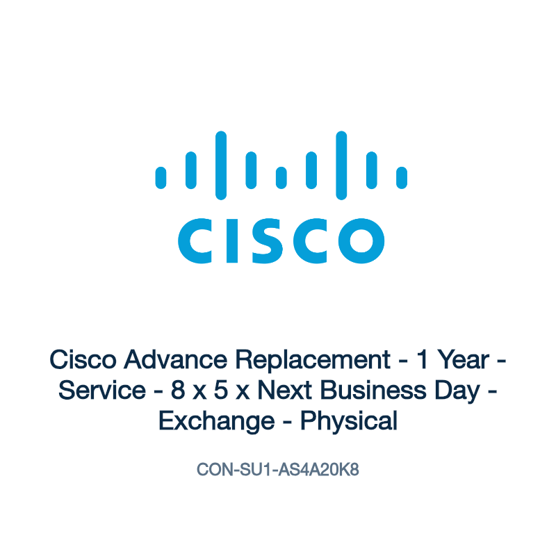 CON-SU1-AS4A20K8: Cisco Advance Replacement
