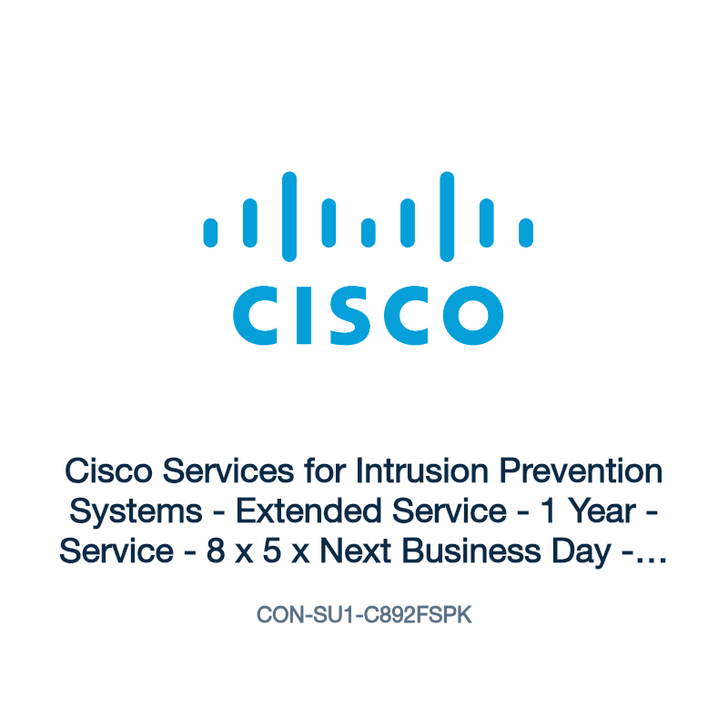 CON-SU1-C892FSPK: Cisco Services for Intrusion Prevention Systems