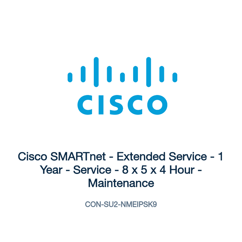 CON-SU2-NMEIPSK9: Cisco SMARTnet - Extended Service - 1 Year - Service - 8 x 5 x 4 Hour