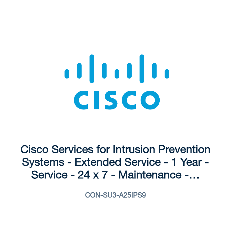 CON-SU3-A25IPS9: Cisco Services for Intrusion Prevention Systems