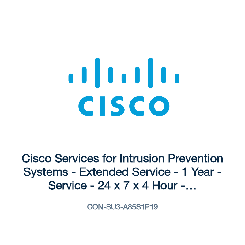 CON-SU3-A85S1P19: Cisco Services for Intrusion Prevention Systems