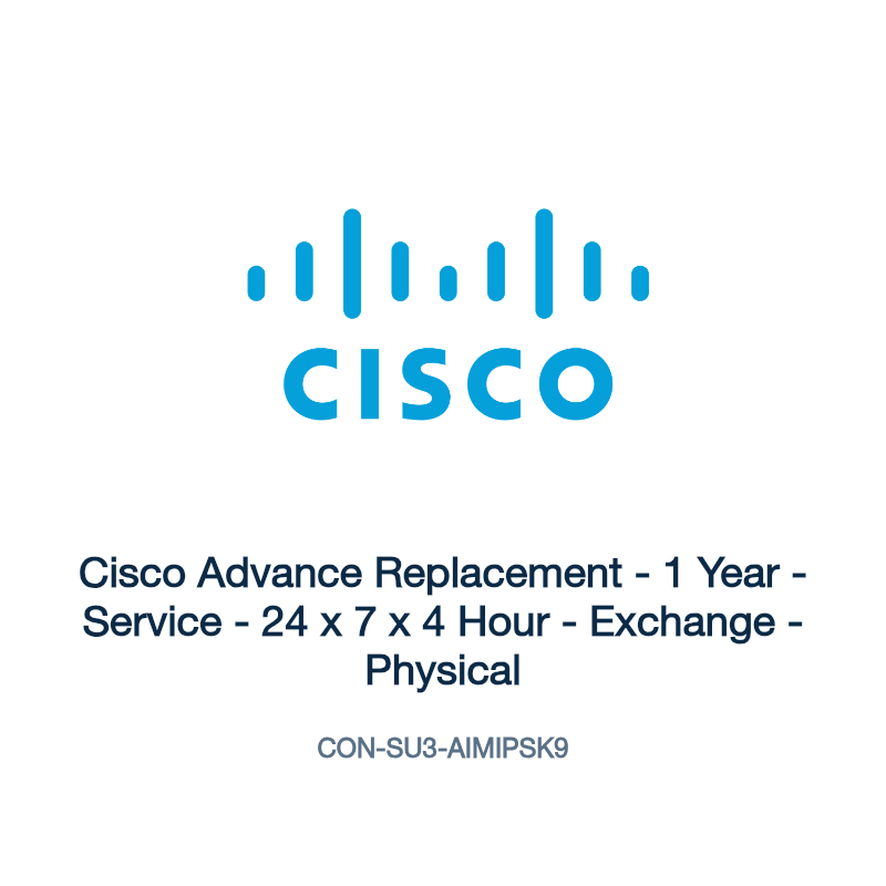 CON-SU3-AIMIPSK9: Cisco Advance Replacement