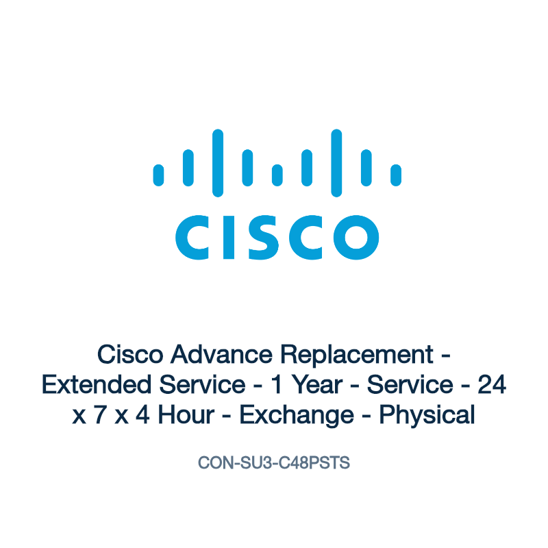 CON-SU3-C48PSTS: Cisco Advance Replacement