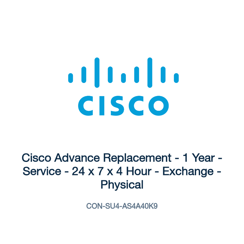 CON-SU4-AS4A40K9: Cisco Advance Replacement