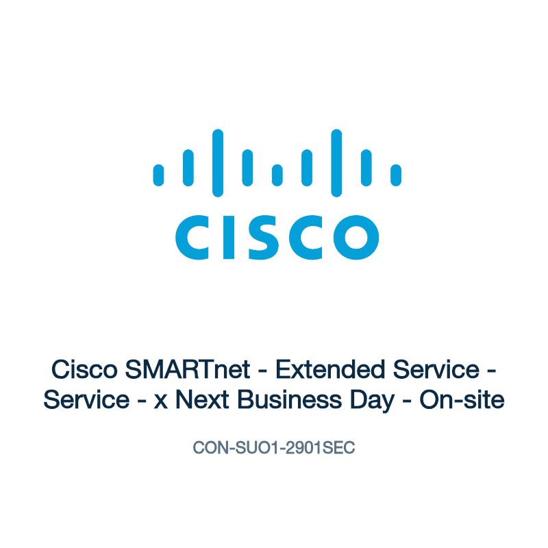 CON-SUO1-2901SEC: Cisco SMARTnet - Extended Service - Service - x Next Business Day -