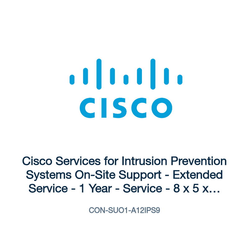 CON-SUO1-A12IPS9: Cisco Services for Intrusion Prevention Systems On-Site Support