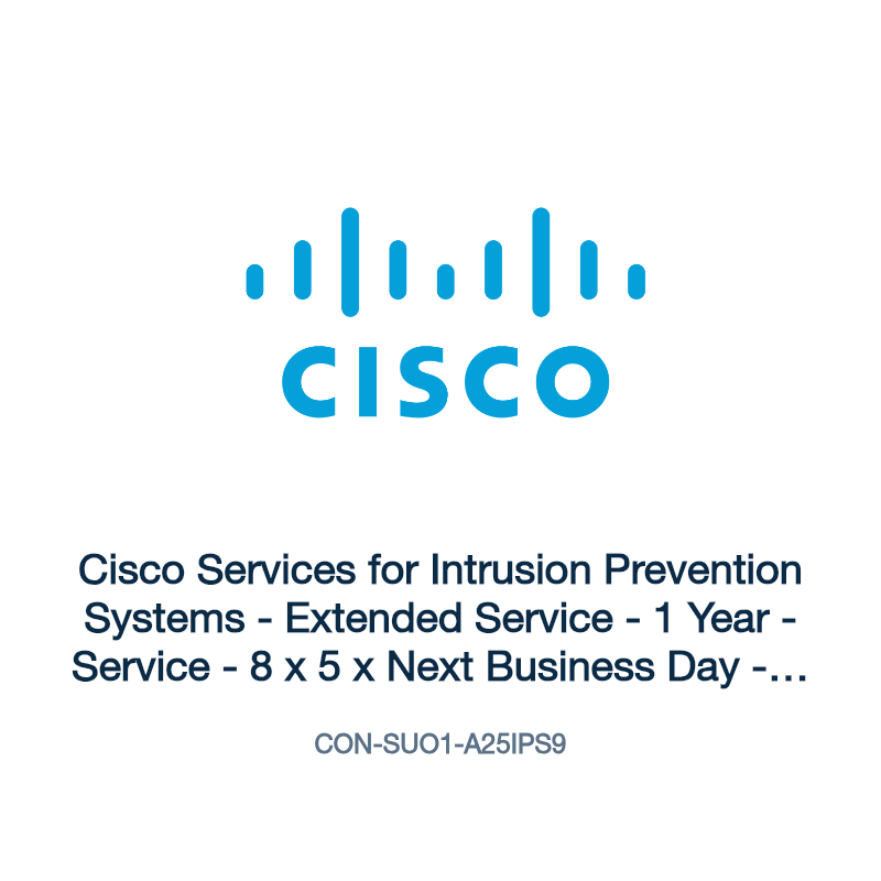 CON-SUO1-A25IPS9: Cisco Services for Intrusion Prevention Systems