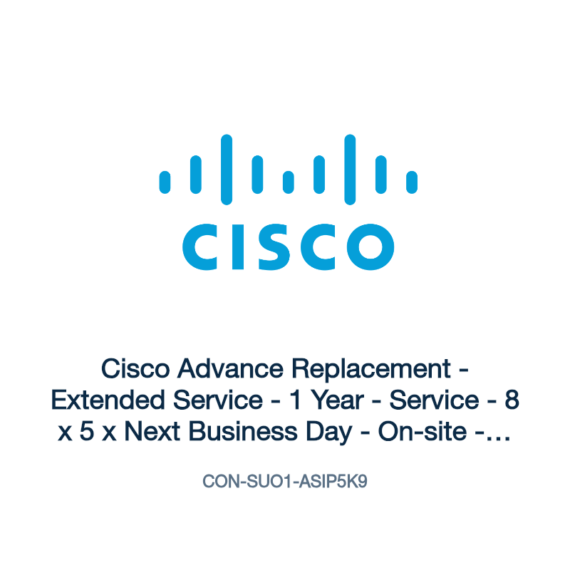 CON-SUO1-ASIP5K9: Cisco Advance Replacement