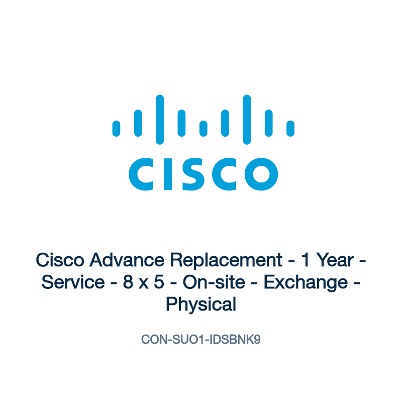 CON-SUO1-IDSBNK9: Cisco Advance Replacement