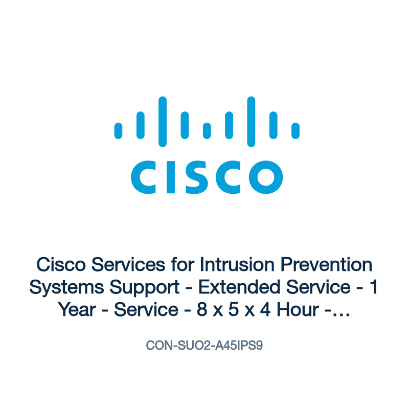 CON-SUO2-A45IPS9: Cisco Services for Intrusion Prevention Systems Support