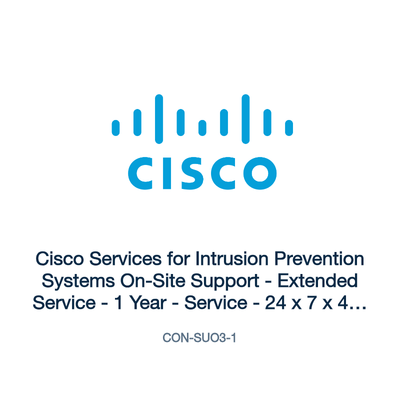 CON-SUO3-1: Cisco Services for Intrusion Prevention Systems On-Site Support