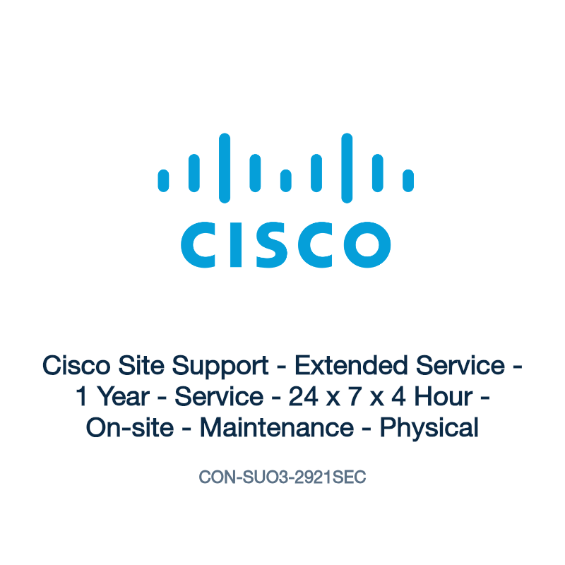 CON-SUO3-2921SEC: Cisco Site Support