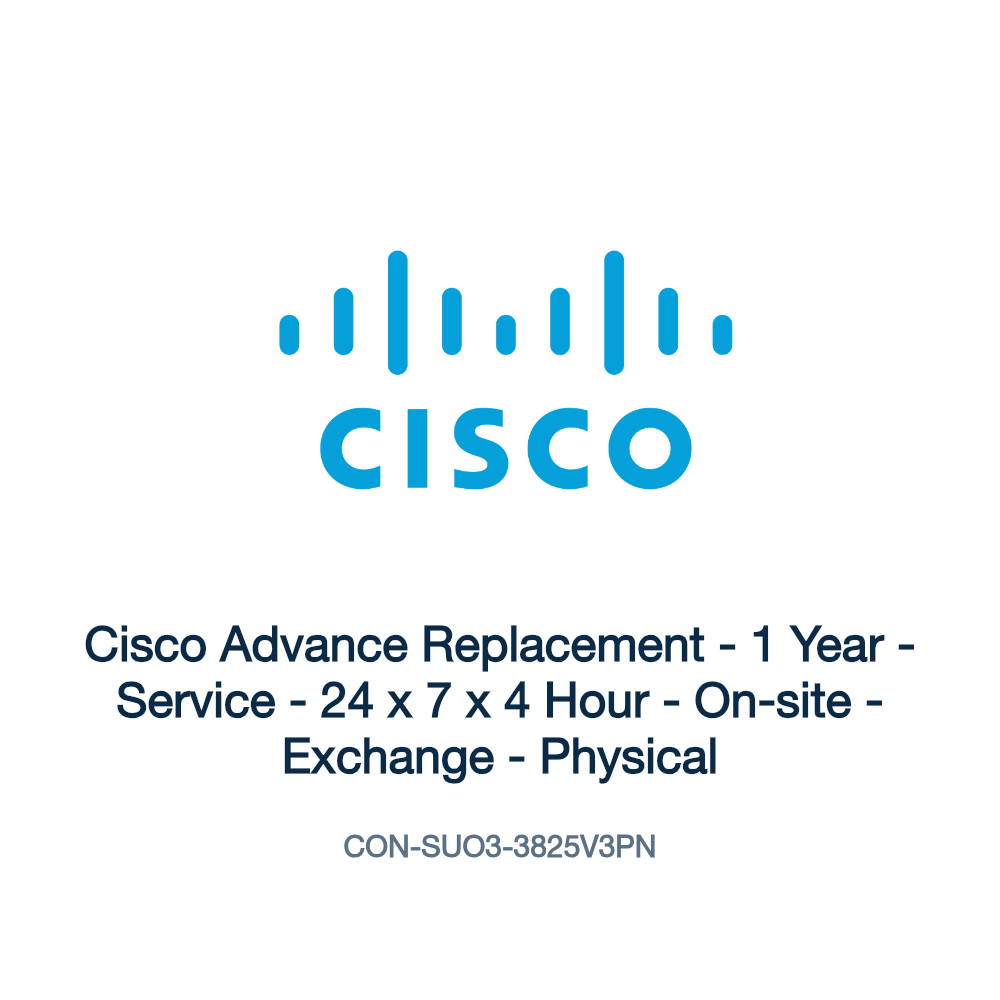 CON-SUO3-3825V3PN: Cisco Advance Replacement