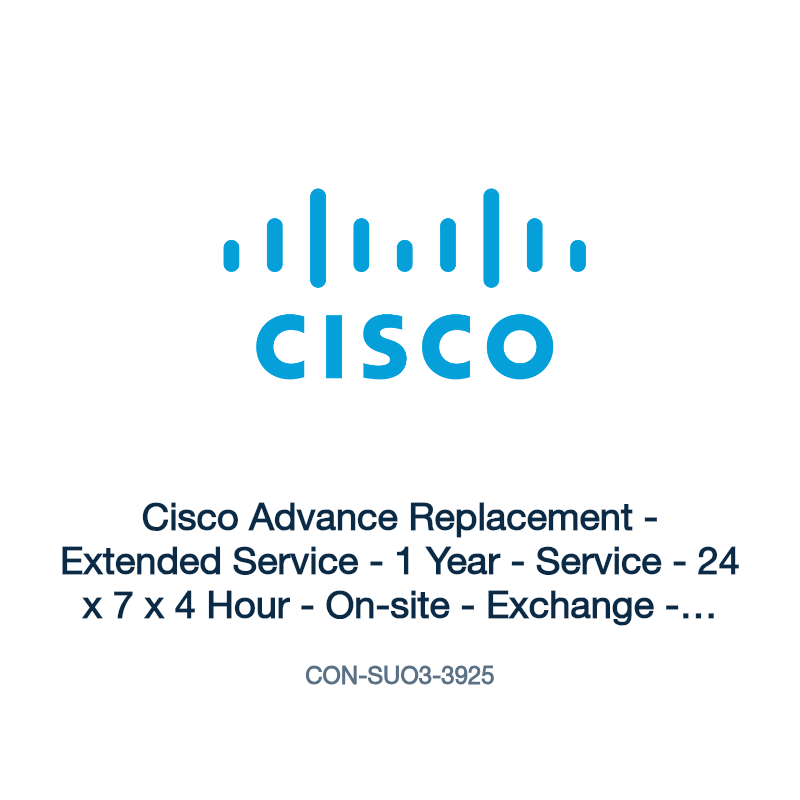 CON-SUO3-3925: Cisco Advance Replacement