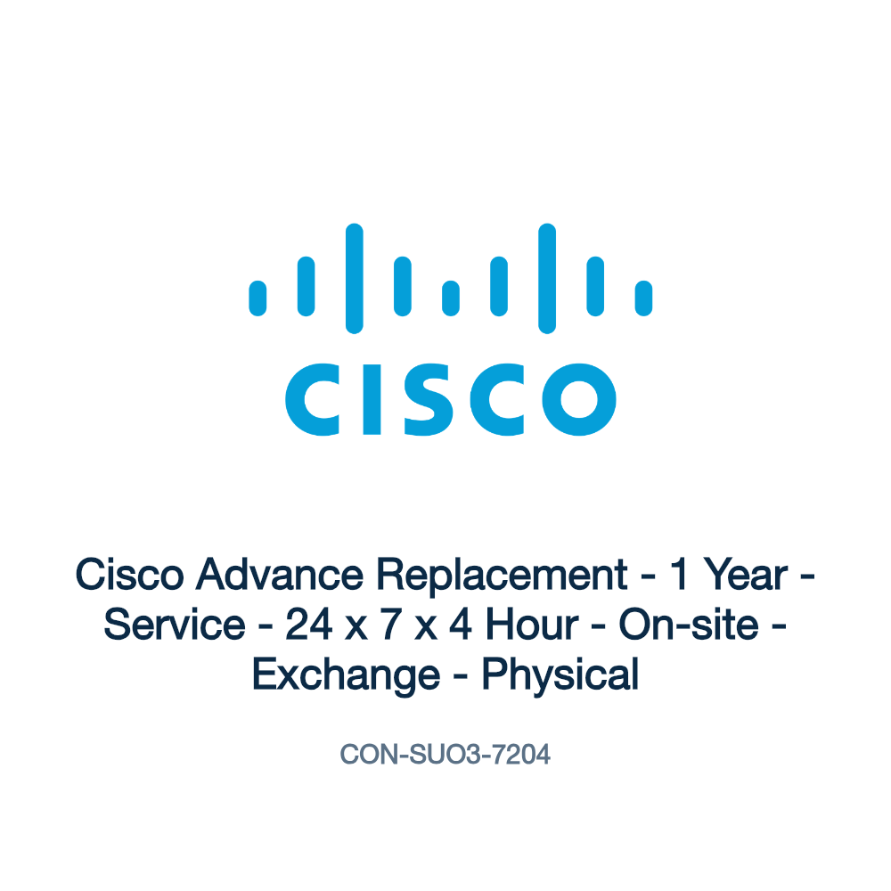 CON-SUO3-7204: Cisco Advance Replacement