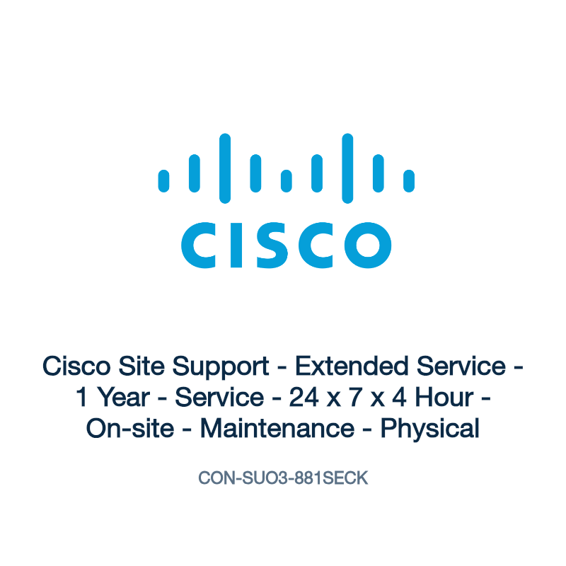 CON-SUO3-881SECK: Cisco Site Support
