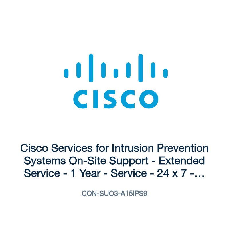 CON-SUO3-A15IPS9: Cisco Services for Intrusion Prevention Systems On-Site Support