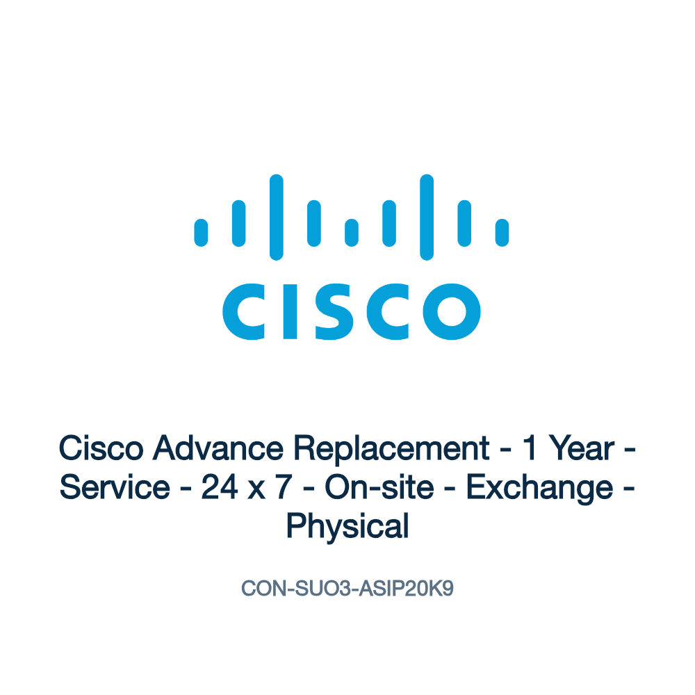 CON-SUO3-ASIP20K9: Cisco Advance Replacement