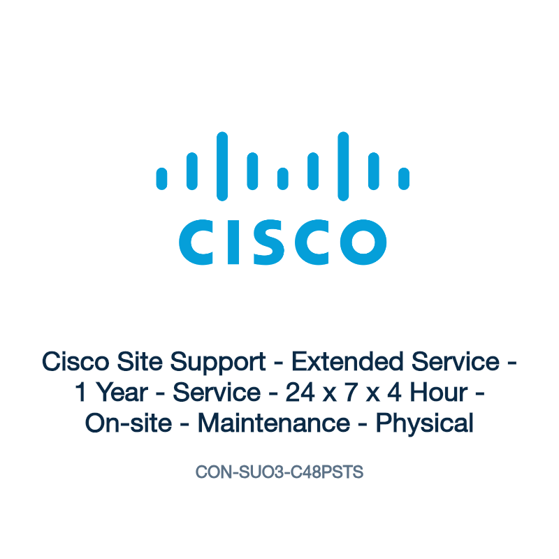 CON-SUO3-C48PSTS: Cisco Site Support