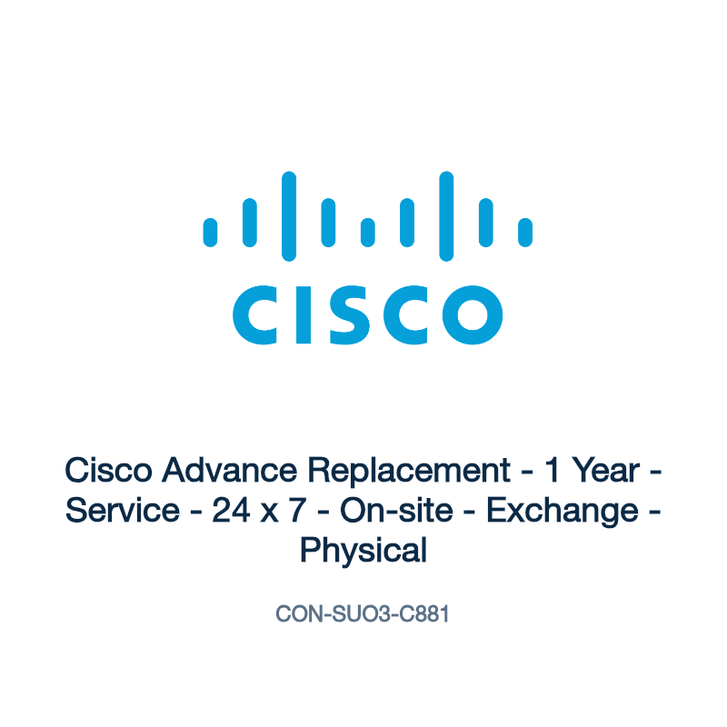 CON-SUO3-C881: Cisco Advance Replacement