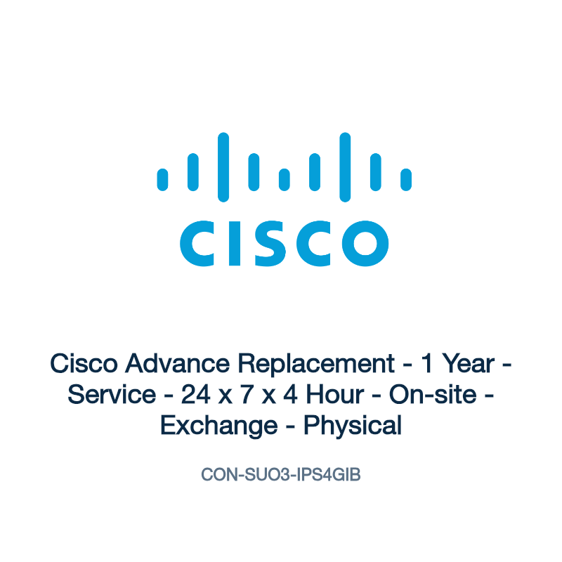 CON-SUO3-IPS4GIB: Cisco Advance Replacement