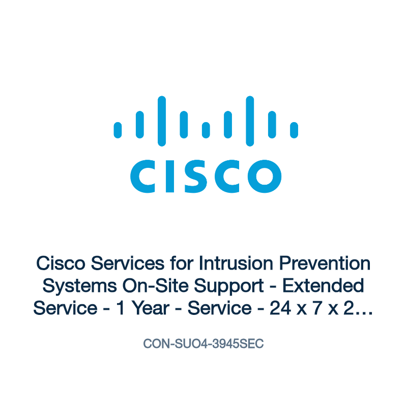 CON-SUO4-3945SEC: Cisco Services for Intrusion Prevention Systems On-Site Support