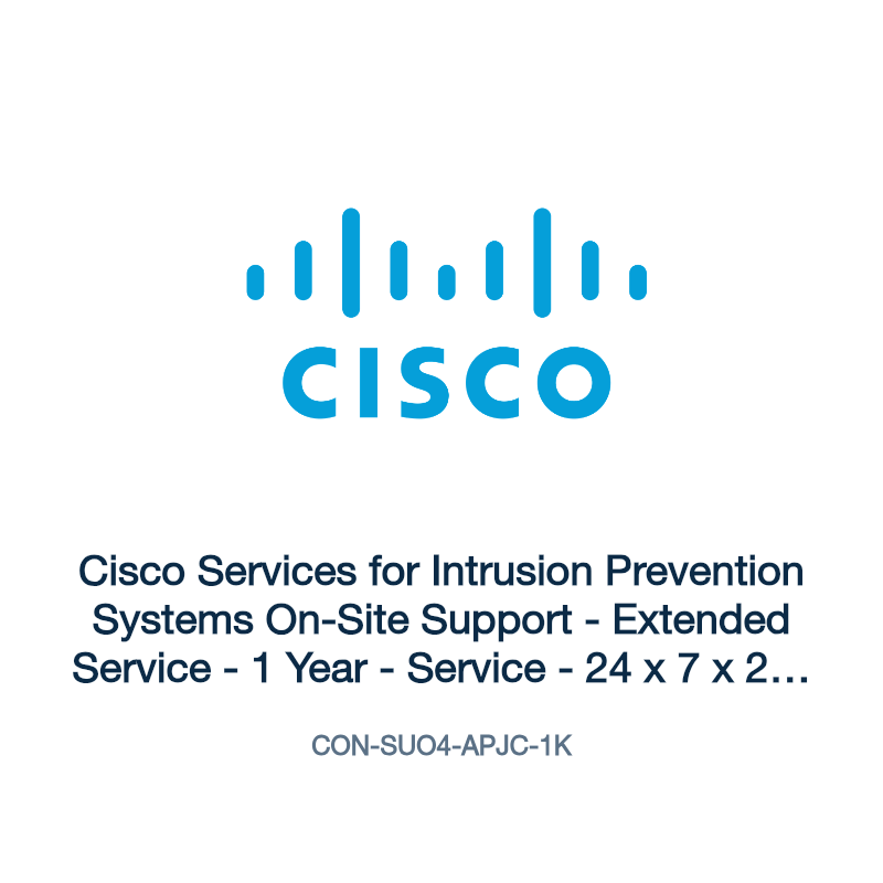 CON-SUO4-APJC-1K: Cisco Services for Intrusion Prevention Systems On-Site Support