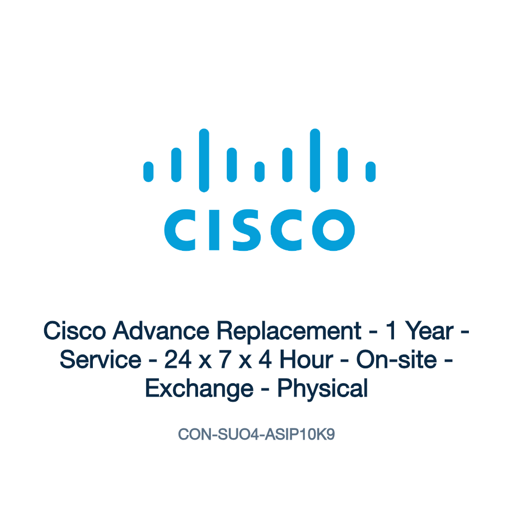 CON-SUO4-ASIP10K9: Cisco Advance Replacement