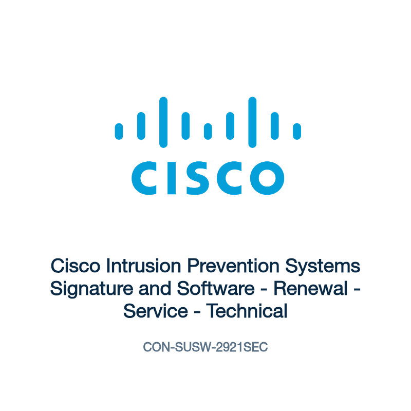 CON-SUSW-2921SEC: Cisco Intrusion Prevention Systems Signature and Software