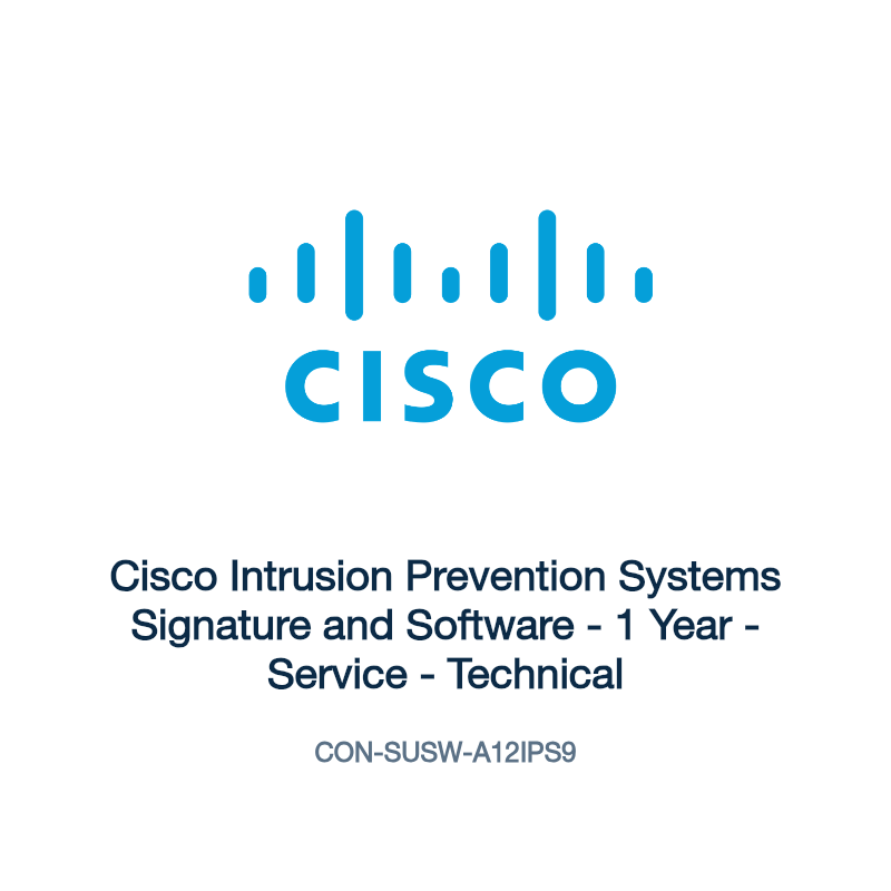 CON-SUSW-A12IPS9: Cisco Intrusion Prevention Systems Signature and Software