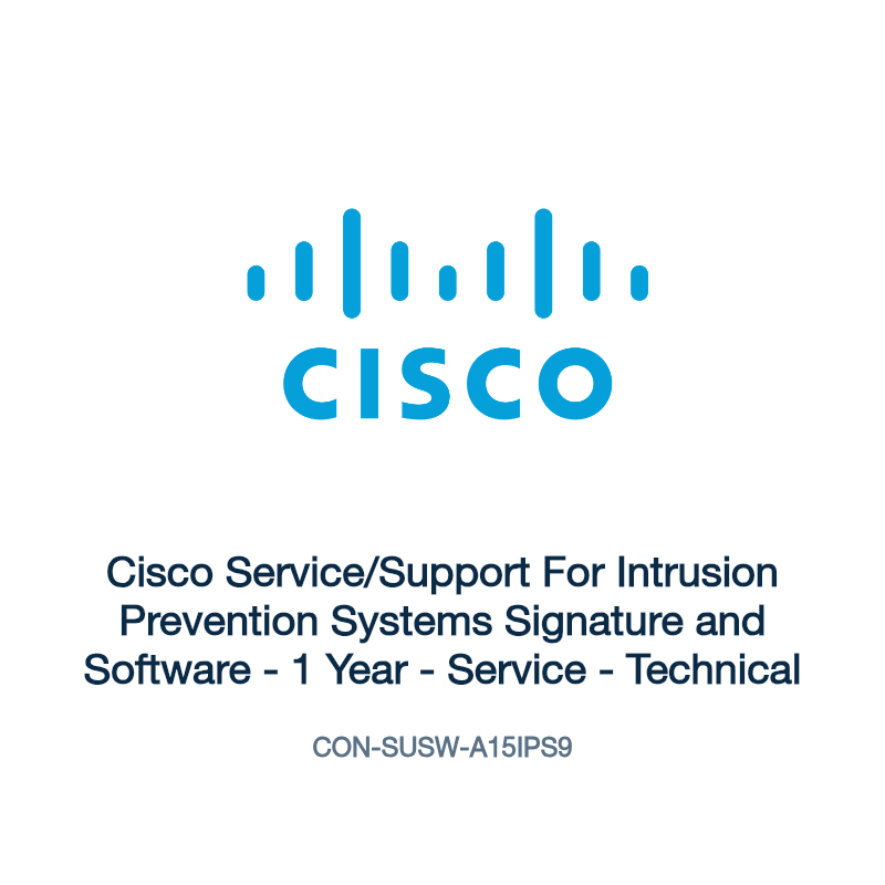 CON-SUSW-A15IPS9: Cisco Service/Support For Intrusion Prevention Systems Signature and