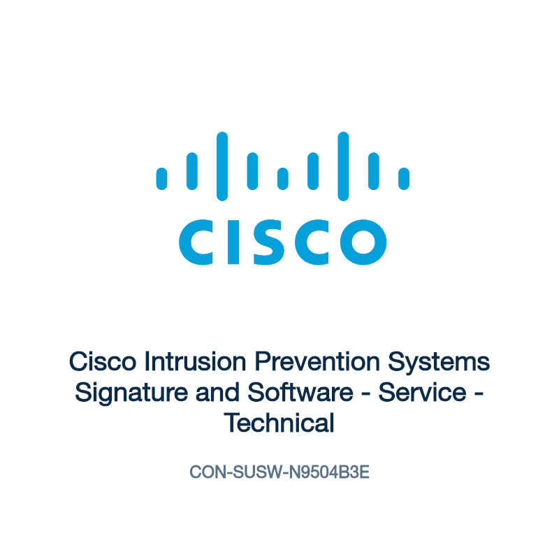 CON-SUSW-N9504B3E: Cisco Intrusion Prevention Systems Signature and Software