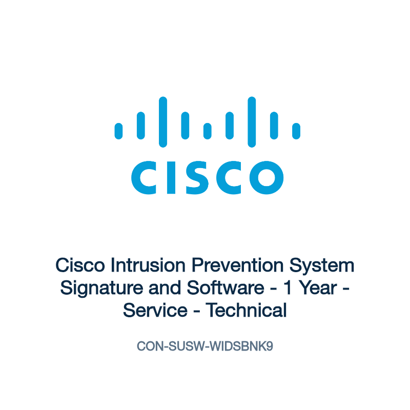 CON-SUSW-WIDSBNK9: Cisco Intrusion Prevention System Signature and Software