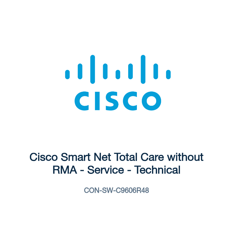 CON-SW-C9606R48: Cisco Smart Net Total Care without RMA